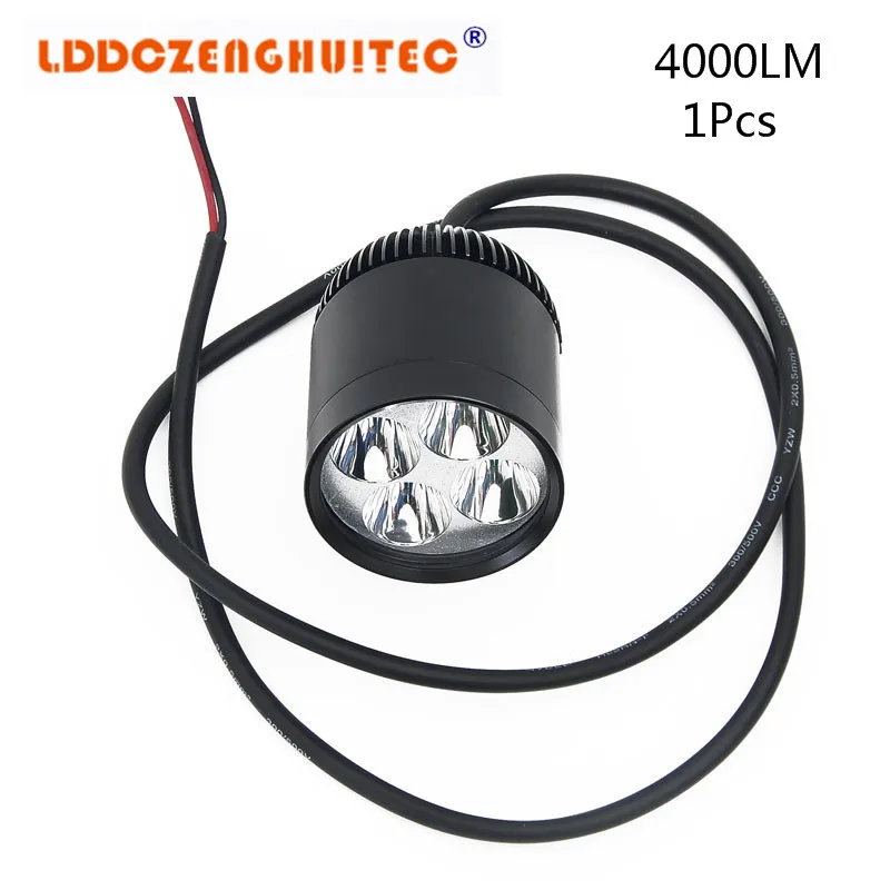 

LDDCZENGHUITEC 40W 4000lm LED Motorcycle Headlight Fog Spot HeadLamp Spotlight Motorbike Bulb Moto Auxiliary lamp