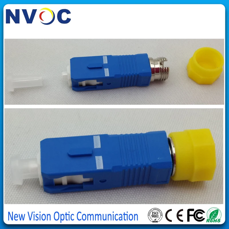 

10Pcs FC Female to SCAPC UPC Male Fiber Optic Adapter FC-SC SM Hybrid Coupler,FCAPC Female to SC Male Fiber Optic Hybrid Adaptor