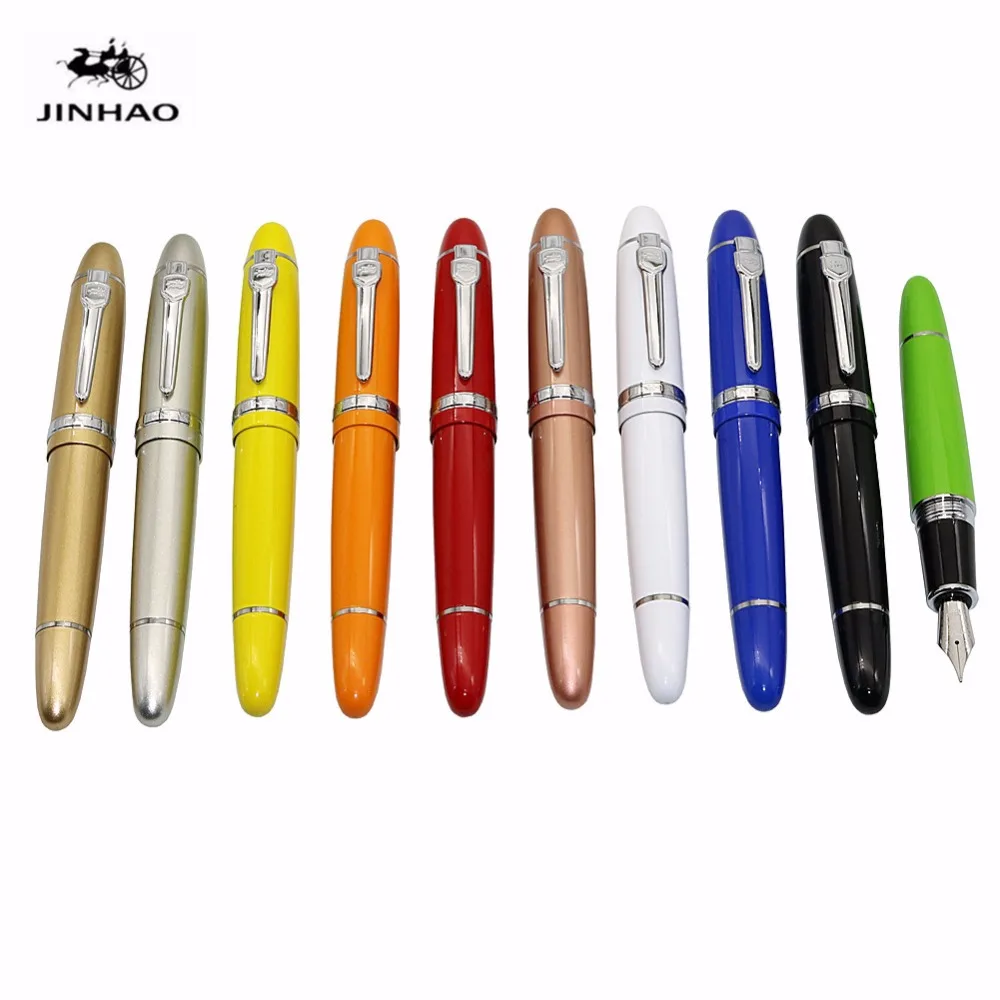 Multi Warna Opsional Fountain Pen Kantor Bisnis Medium NIB Fountain Pen Baru Pena Kaligrafi Pelajar Hadiah