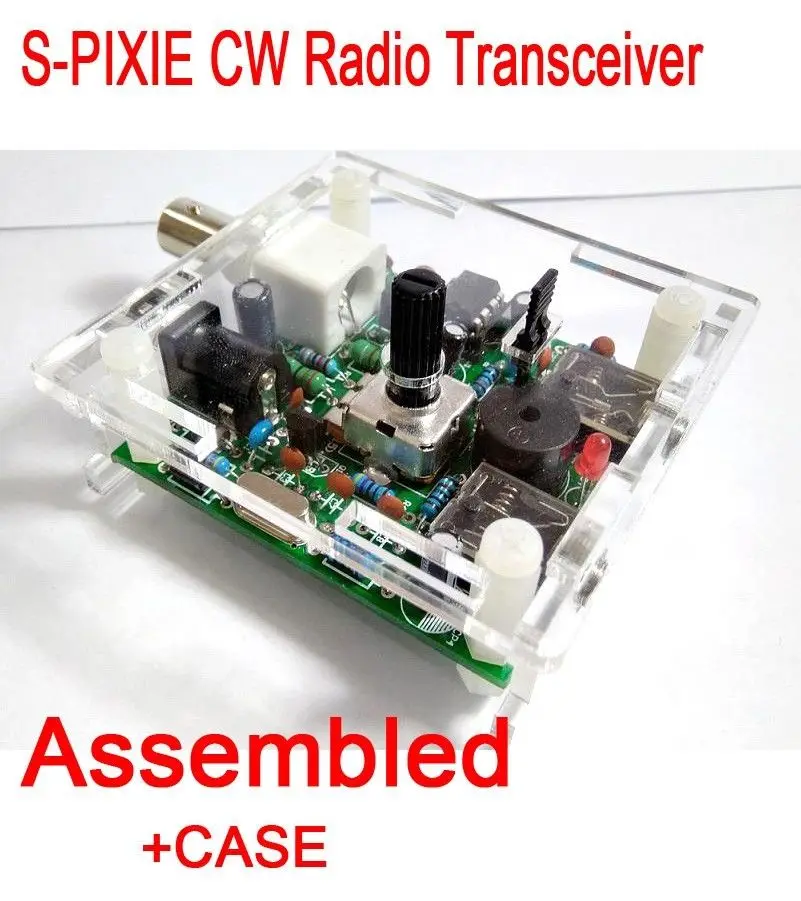 Assembled S-PIXIE CW QRP Ham Amateur Shortwave Radio Transceiver 7.023Mhz