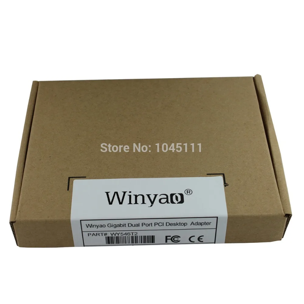 Imagem -06 - Winyao Wy546t2 Porta Dupla Cobre Rj45 Gigabit Ethernet Pci Desktop Adaptador de Rede Nic Intel82546 Chipconjunto Intel 82546eb gb