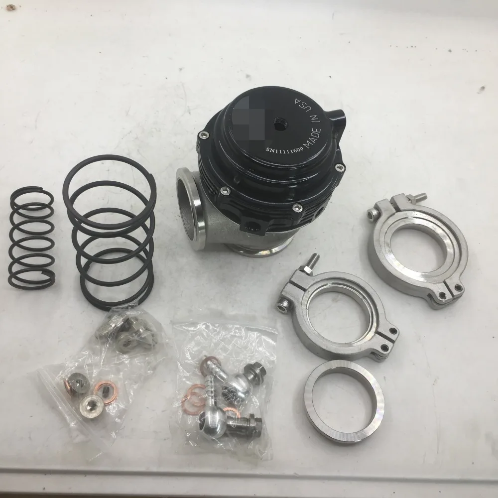 SherryBerg  bov 44mm Wastegate WITH VBAND FLANGES V44 Black PSI 7,14,17  black color t-ail  Brand new