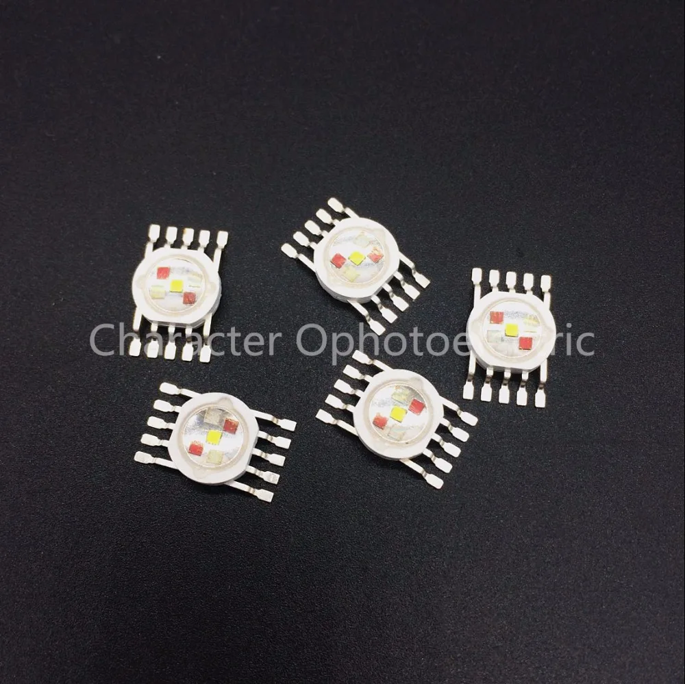 RGB RGBW RGBWY RGBWYV High Power LED Chip 3W 4W 15W 18W Colorful DIY molding LED Stage lights Source 4pin 6pin 8pin 10pin 12pin