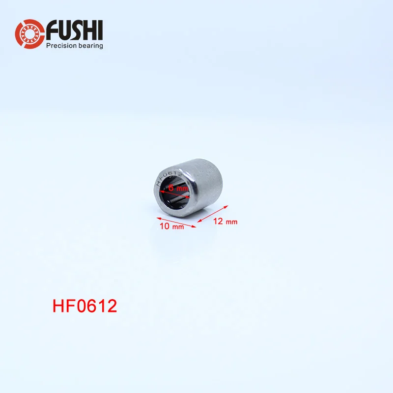 HF0612 Bearing 6*10*12 mm ( 10 PCS ) Drawn Cup Needle Roller Clutch HF061012 Needle Bearing