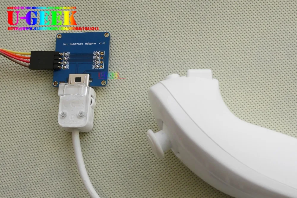 Controllare Il Vostro Raspberry Pi Robot con Nunchuck Controller!!! Nunchuck Controller Scheda Adattatore per Raspberry Pi 2 Modello B