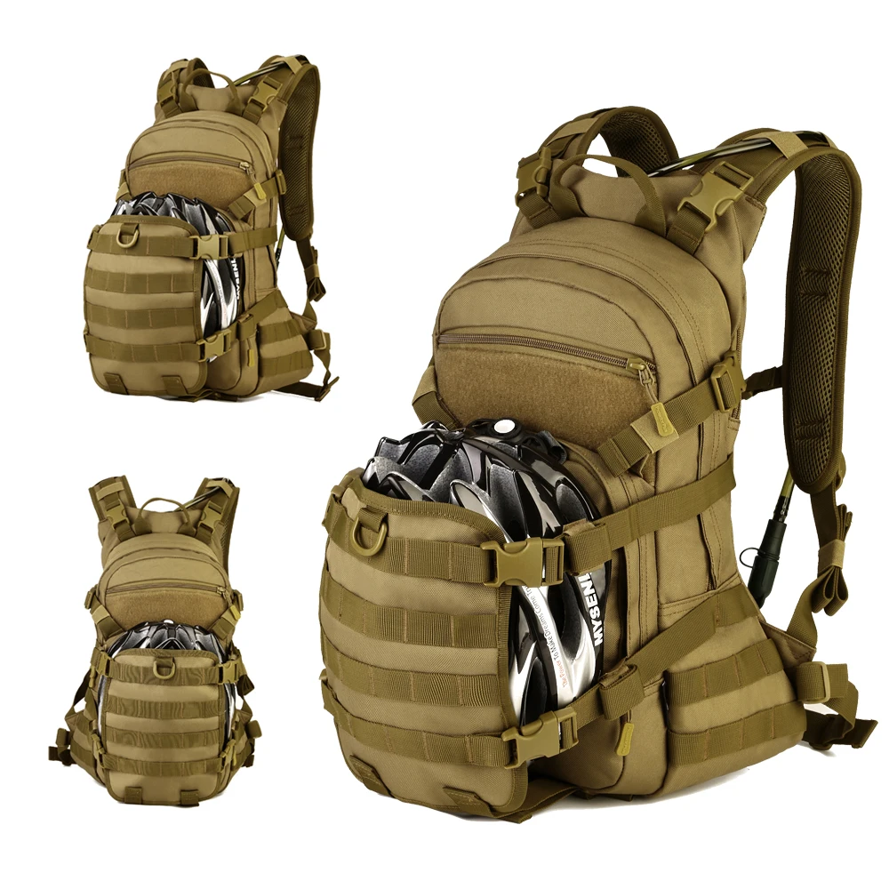 PROTECTOR PLUS Taktischer Rucksack 25L Reitrucksack Wasserdicht Hochwertige Wandertasche im Jagdstil Kleiner Rucksack – Detail 10