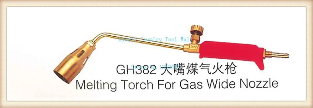 Gas Torch Kit for Melting Brazing Gold Silver Copper wide nozzle