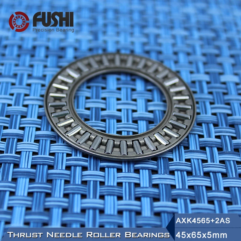 AXK4565 + 2AS Thrust Needle Roller Bearing With Two AS4565 Washers 45*65*5mm ( 5 Pcs) AXK1109 889109 NTB4565 Bearings