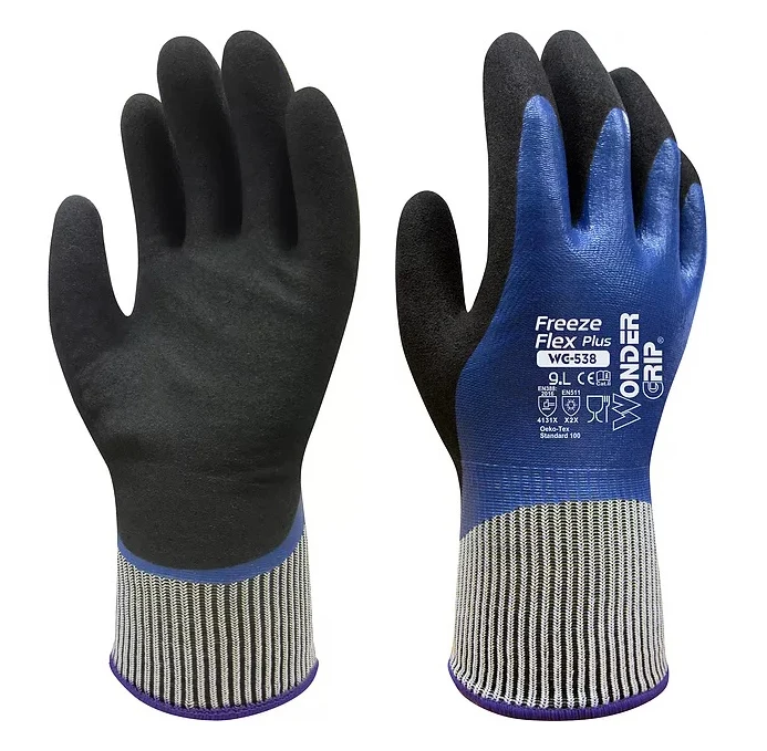 Thermal Warm Winter Work Glove Waterproof -20 Celsius degree Freeze Flex Oil Resistant Garden Skiing Anti Cold Nitrile Safety