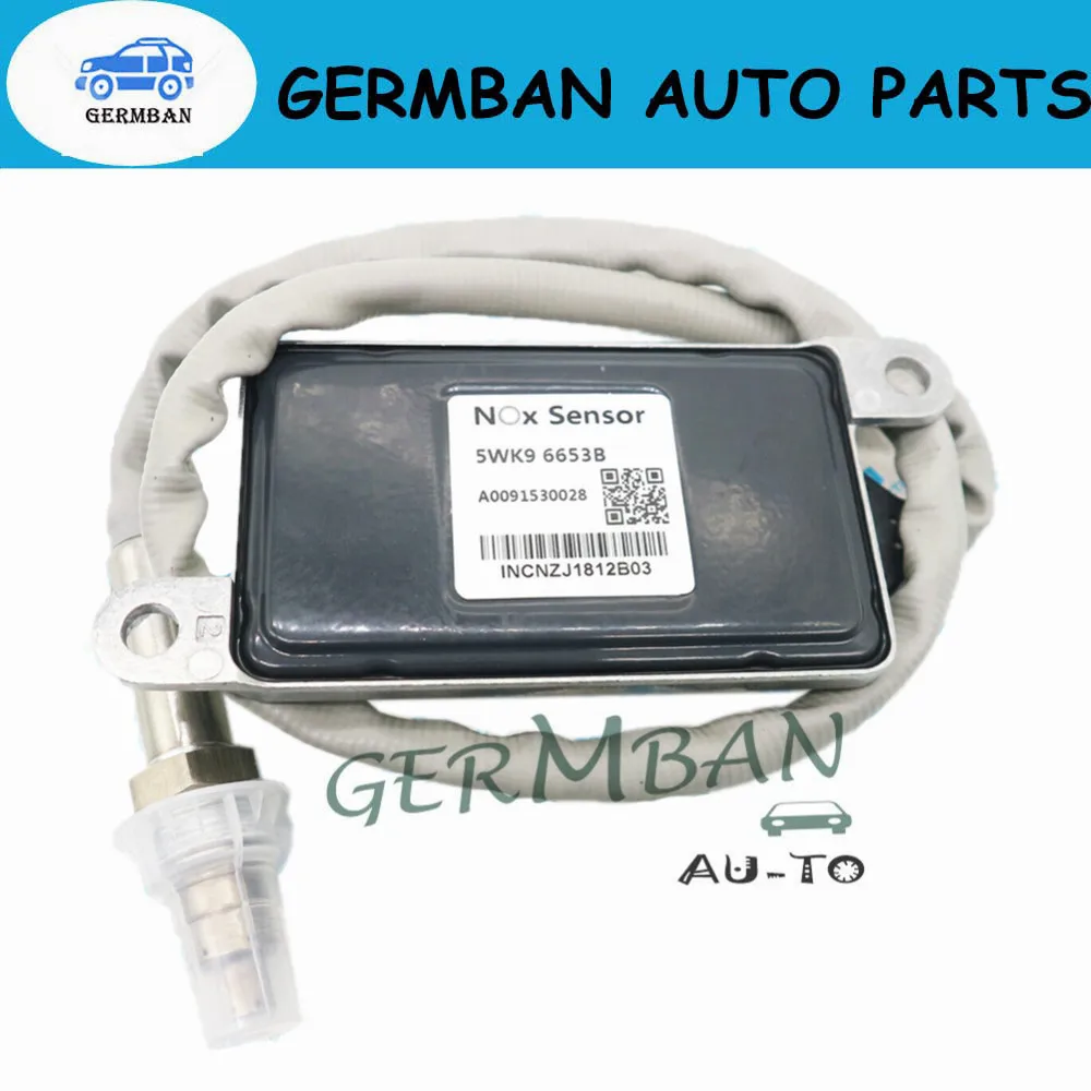 

100% new A0091530028 A0091530004 Nitrogen Oxide Original NOX Sensor 5WK9 6653B 5WK96653B For Mercedes benz 24V 59mm