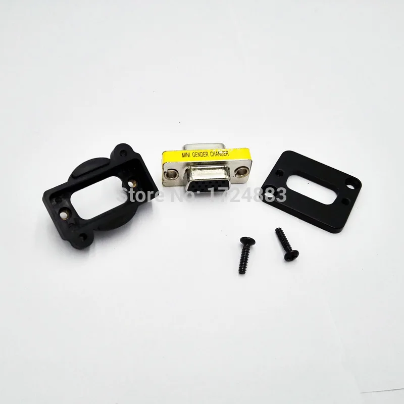 DB15 Female to Female connector VGA socket panel install DB9