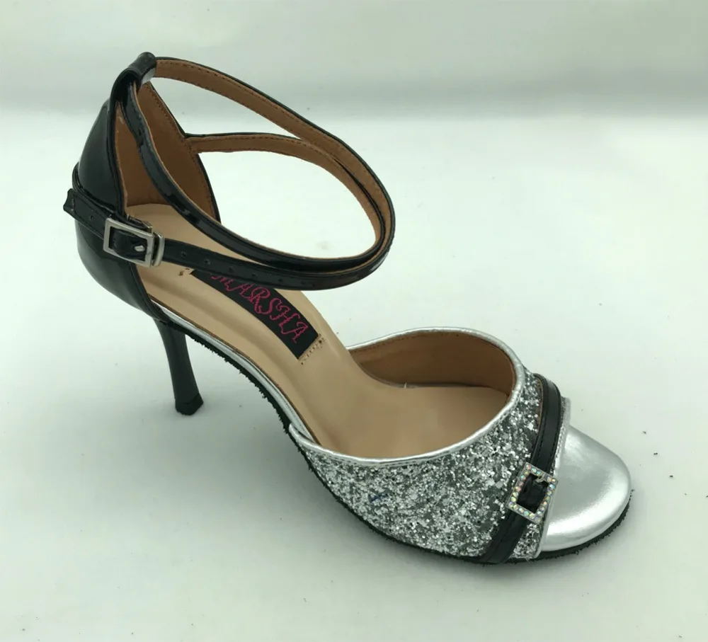 New Fashion womens latin dance shoes ballroom salsa  shoes tango shoes party & wedding shoes with crystal buckle 6245BS