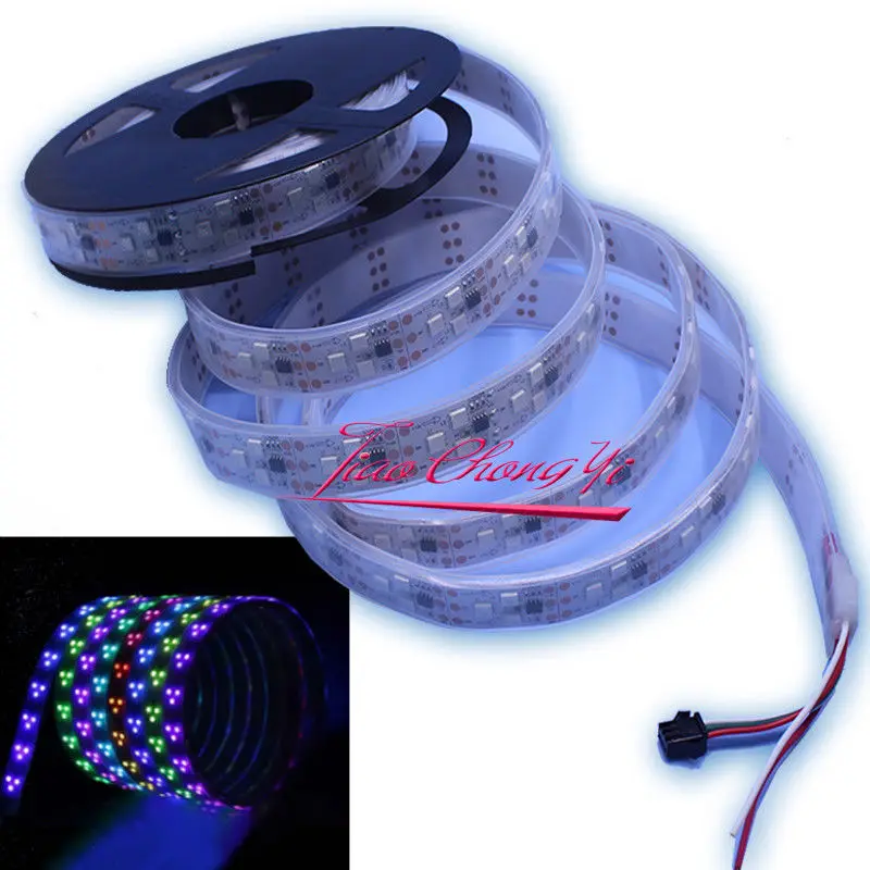 2021Hot 5M 90LED/M 450LED WS2811 IC 5050 RGB LED Pixel Strip Individual Addressable 12V New