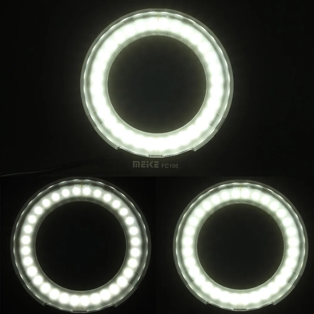 Meike Meke FC100 Ring Macro Flash Licht Foto Blitzgerät Wie Für Canon 400d Nikon Fujifilm Panasonic Kamera Speedlite