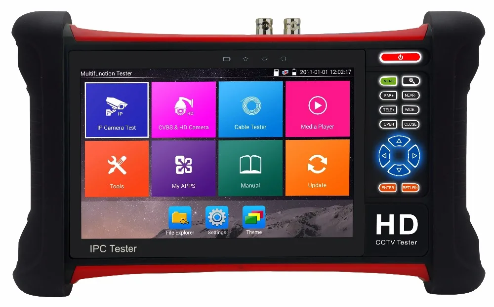 

7 " Touch Screen X7 AHDS Touch Screen CCTV Tester