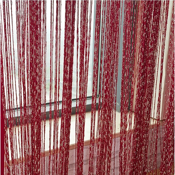 Indoor upscale decor door Curtain hotel  bedroom Living room dining room partitions decorate home textile supplies