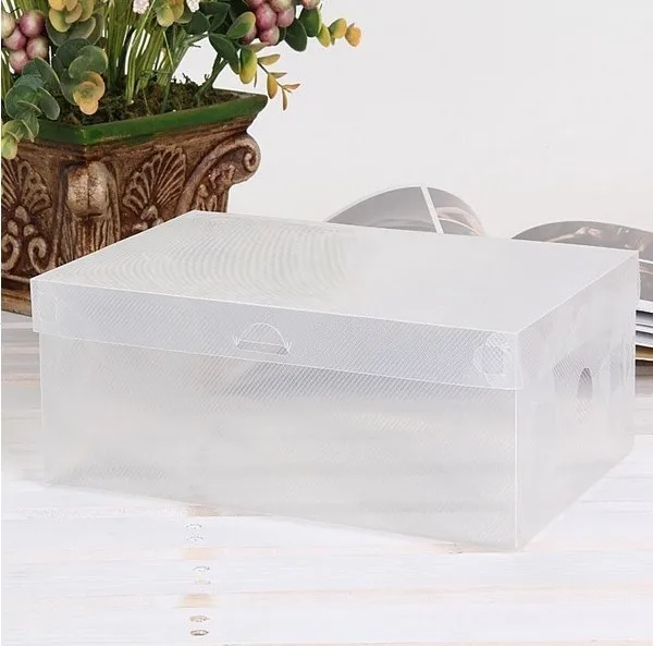20pcs PP plastic clear children/women/men size shoes box organizer