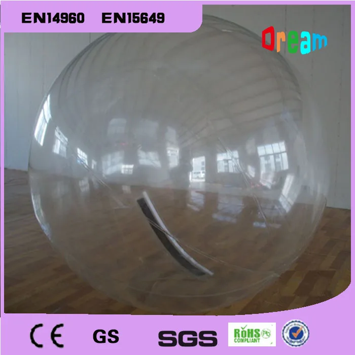 2m 0.8mm PVC Inflatable Water Walking Ball Without Handle Human Hamster Ball Inflatable Zorb Ball Body Zorb Ball