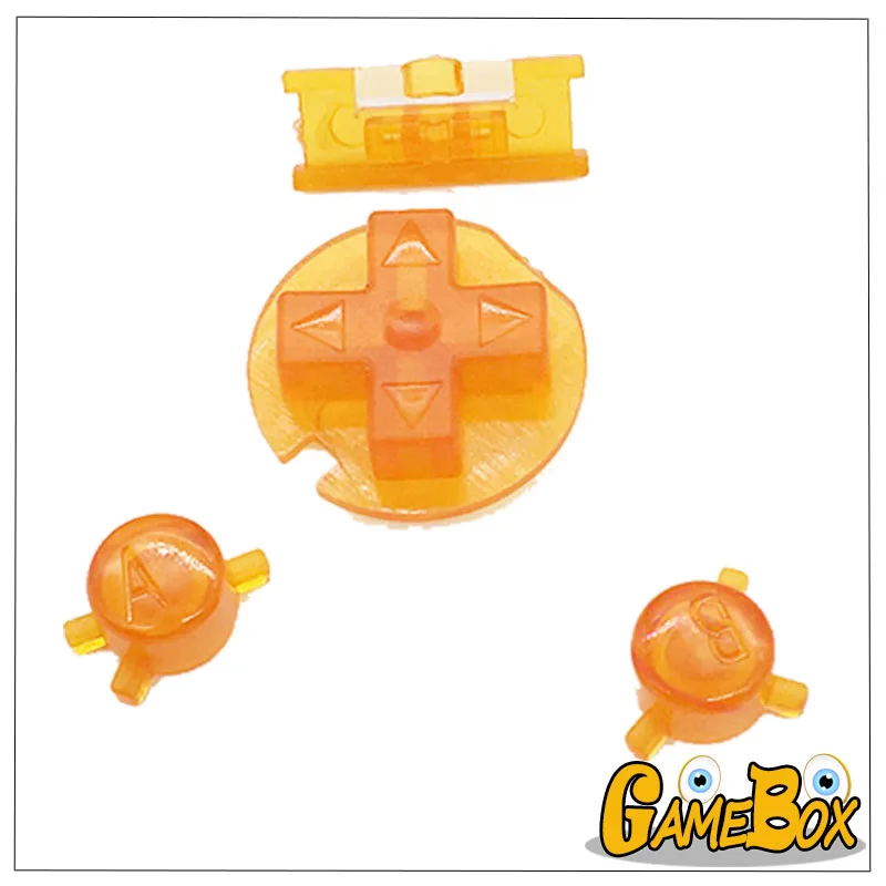 Пластиковые кнопки включения и выключения клавиатуры для Gameboy цвет GBC цветные кнопки для GBC D колодки A B кнопки