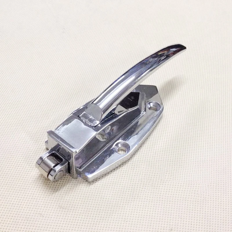 Picture 3: Stainless Steel Oven Door Lock Freezer Lock Latch Handle Cold Storage Door Lock Oven Flat Door Handle A06