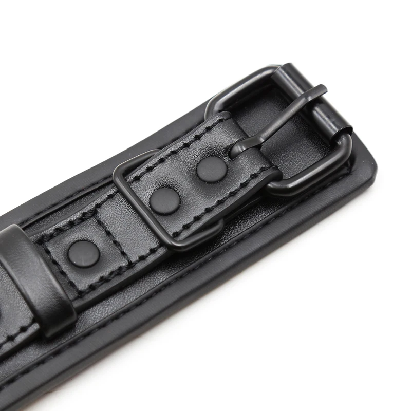 Esposas de cuero ajustables para mujer, Juguetes sexuales para parejas, hebilla colgante, enlace Bdsm, ataduras de Bondage, accesorios exóticos, Sexy