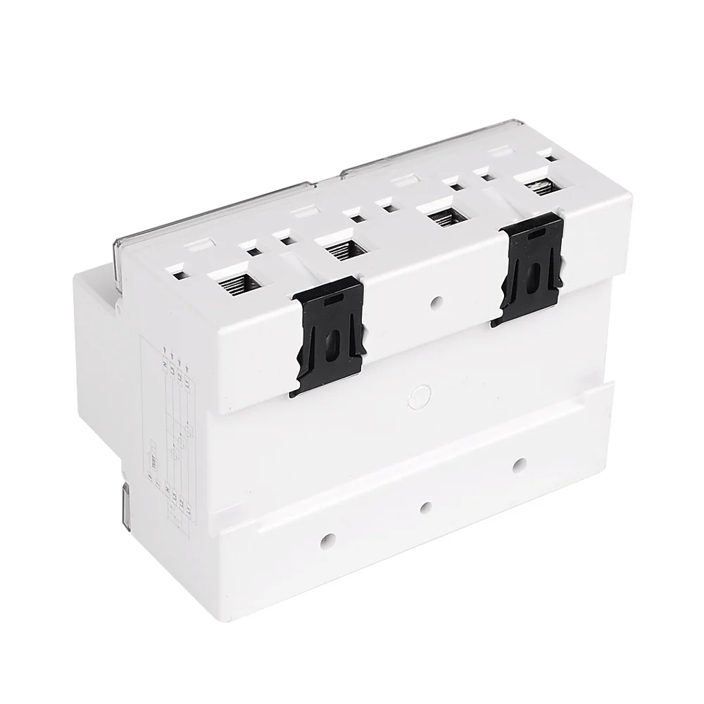 Simply Installation Three Phases 4 Wire Digital Power Meter Electric Electricity  Meter DIN Rail Mount AC 380V 5(100)A 50Hz