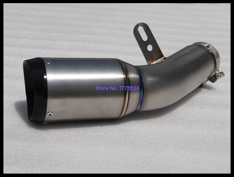 Blue Burnt S1000RR 2015 2016 Motorbike Muffler Exhaust Pipe Escape Titanium Alloy Motorcycle Exhaust Muffler for S1000RR 15-16