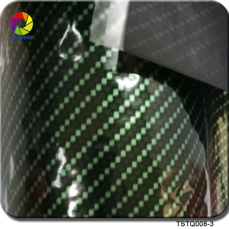 

NEW Green carbon fiber 1m*10m water transfer printing film TSTQ008-3 hydrographic film