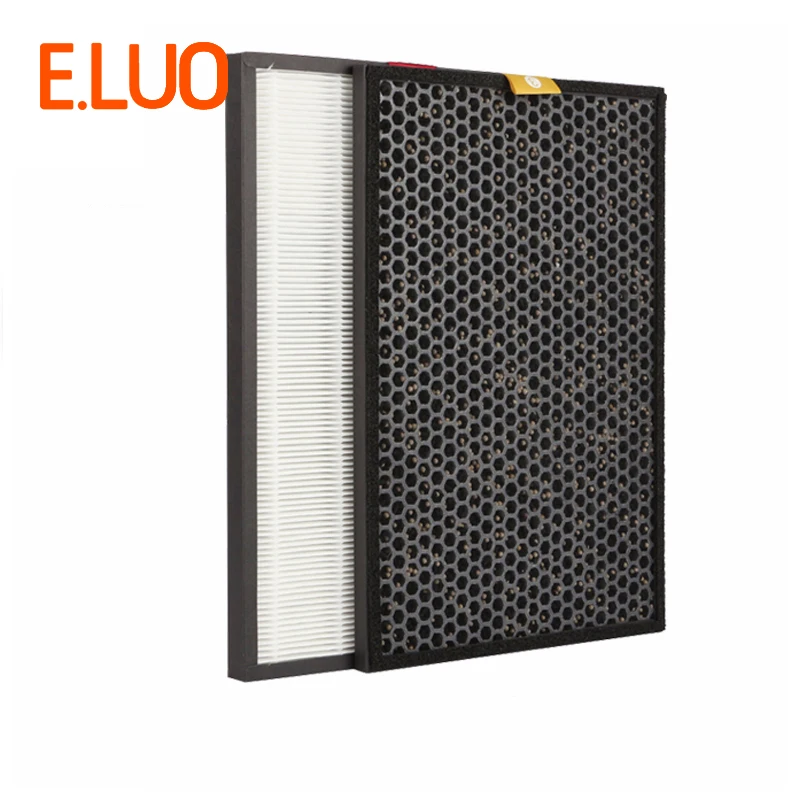 390*271*21mm  35M1120 hepa filter + 390*271*13mm activated carbon filters for Honeywell  JAC35M2101W PAC35M1101W PAC35M2101S