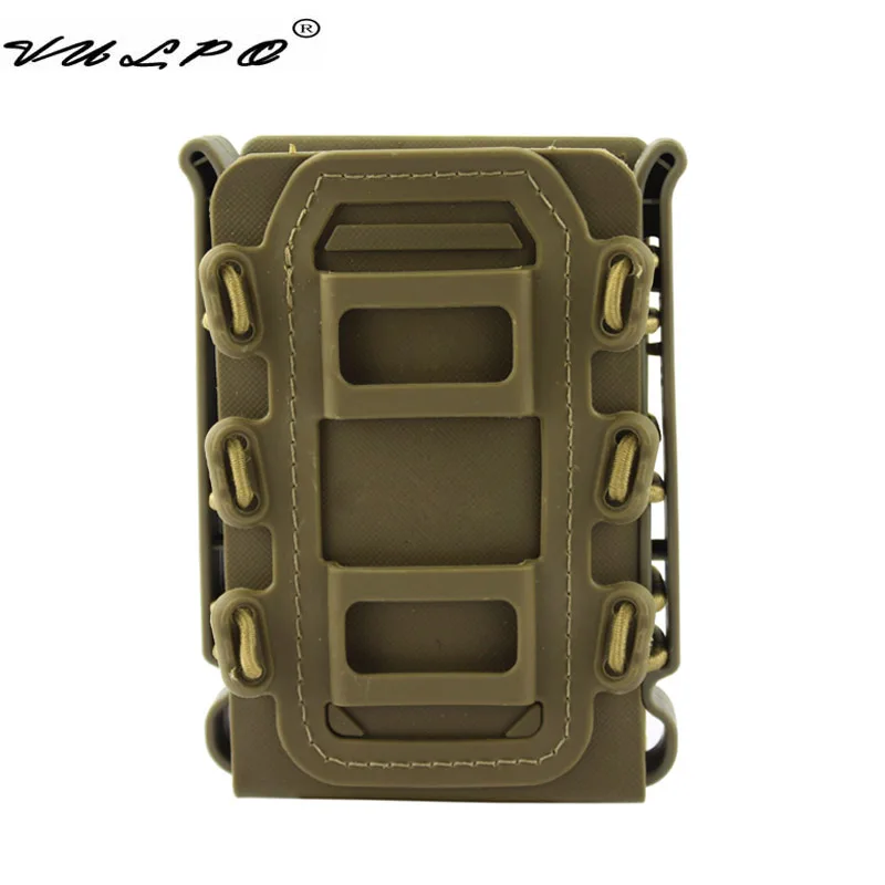 VULPO-bolsa táctica para pistola Molle Mag, carcasa suave, 7,62mm y 5,56mm, 9mm