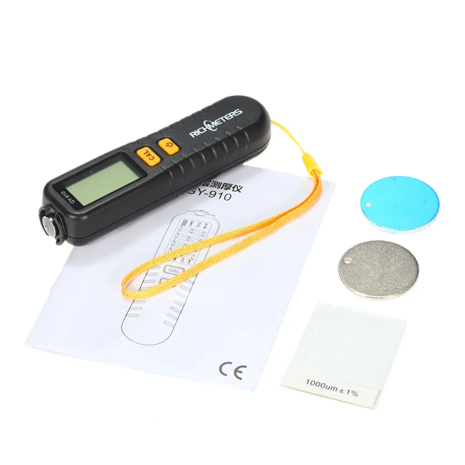 Handheld feeler gauge Digital paint Coating Thickness Gauge Tester diagnostic-tool Fe/NFe Coatings LCD Display