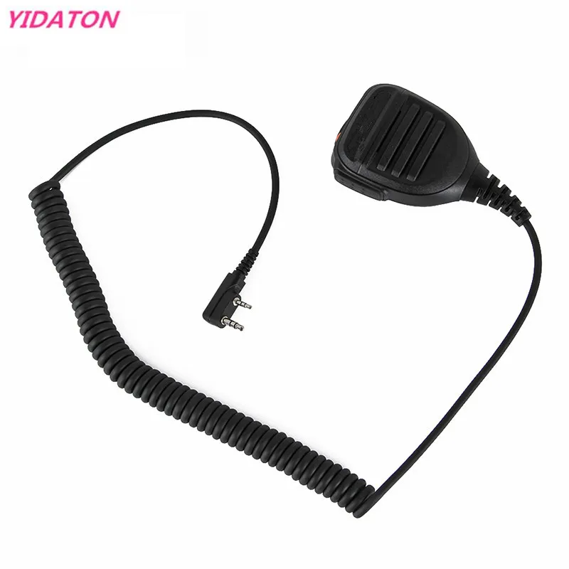 

New K Plug Radio Speaker Mic Waterproof IP54 Handheld Microphone for Kenwood TK2160 UV5R Ham Radio Walkie Talkie Accessory