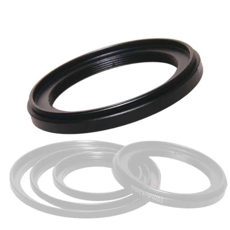 Black Metal 52mm-30mm 52-30mm 52 to 30 Step Down Ring Filter Adapter Camera High Quality 52mm Lens to 30mm Filter Cap Hood