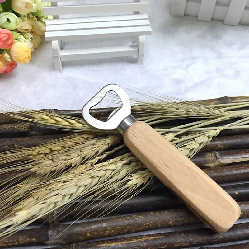 400pcs  Wooden Bottle Opener  Wedding Groomsmen Gift wa3516