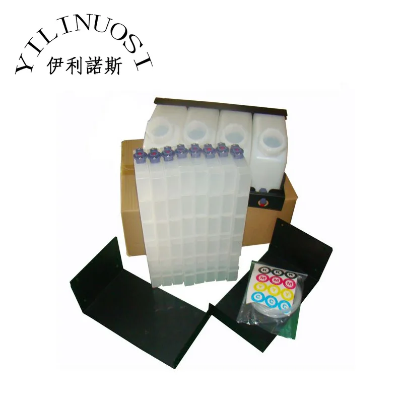 Original Mutoh Bulk Ink System with Vertical Cartridges (4 Bottles and 8 Cartridges) printers