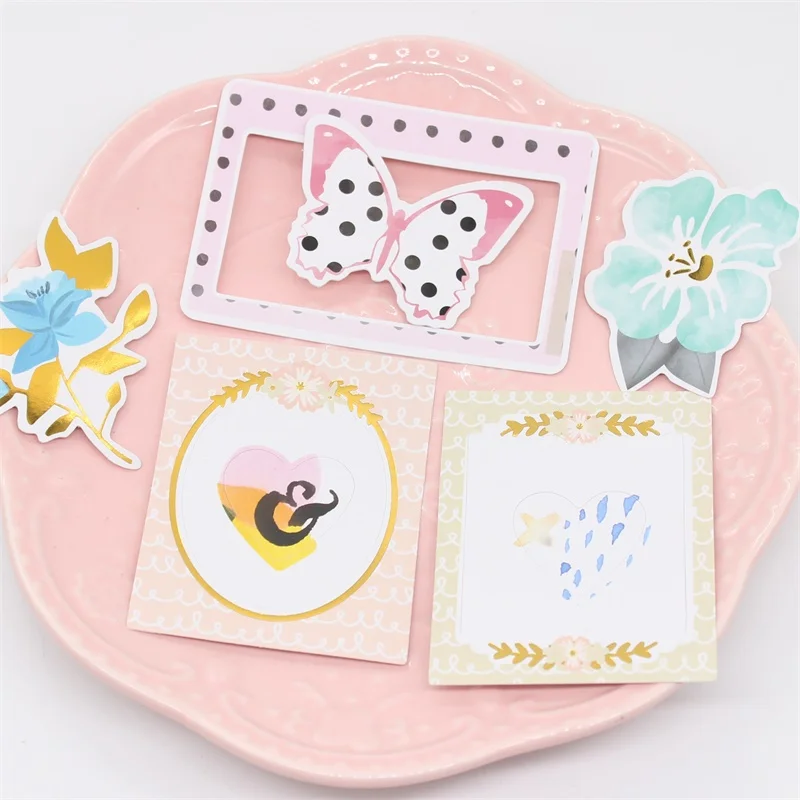 KSCRAFT Cute Photo Frame Paper Stickers for Scrapbooking Happy Planner/ DIY Crafts/ Card Making Decoration
