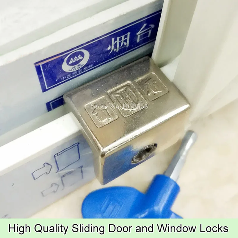 20PCS Sliding door & window anti-theft locks aluminum plastic steel window limit lock Children Security Protection Lock