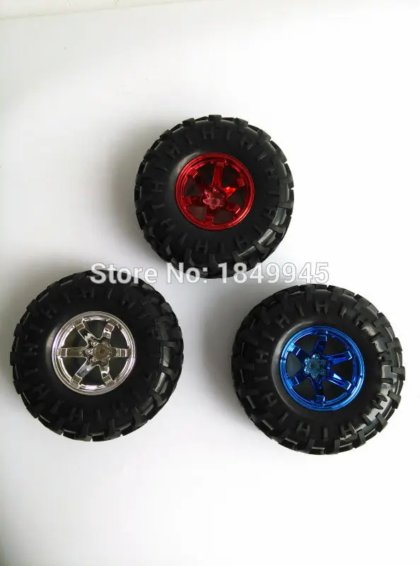 130mm Diameter Supper Big Robot Car Wheel Diameter:130 mm Thickness:60mm Weight:157g for DIY Smart Car,Robot Vehicles