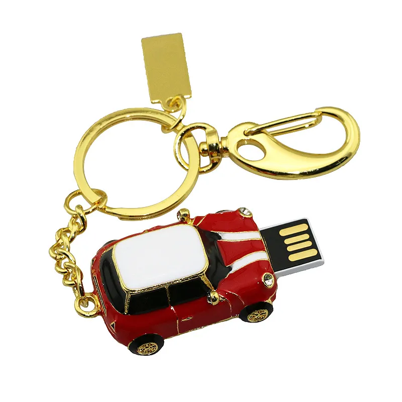ميني كوبر سيارة المفاتيح Usb محرك فلاش 8GB USB 2.0 حملة القلم 4G ذاكرة فلاش عصا تخزين 16G U القرص حملة القلم 32GB Pendriver