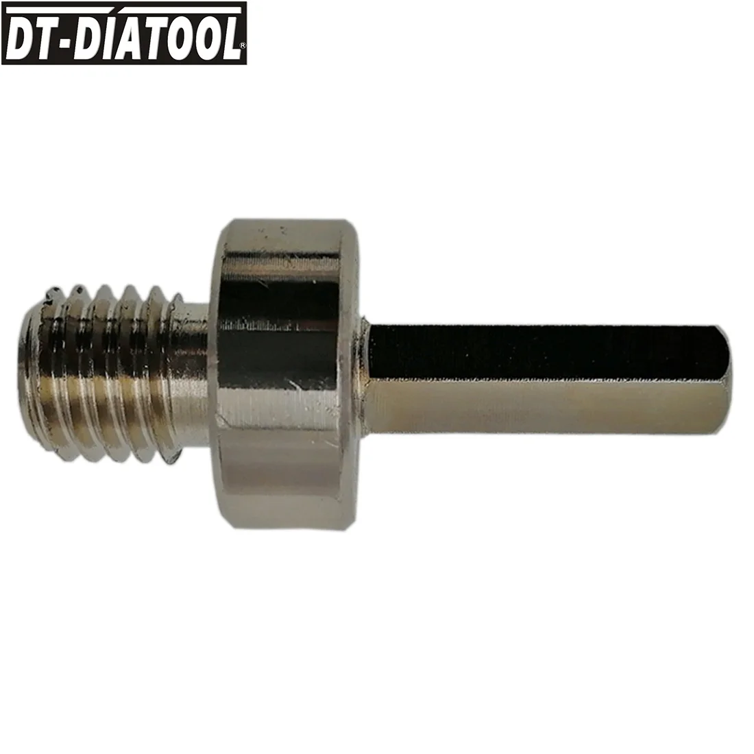 DT-DIATOOL Thay Đổi Chủ Đề Bộ Chuyển Đổi Cho M14 Nam Sợi Chỉ Đến 3/8 Lục Giác Vỏ Kim Cương Core Bit Cho Máy Khoan Cầm Tay Hoặc Điện mũi Khoan