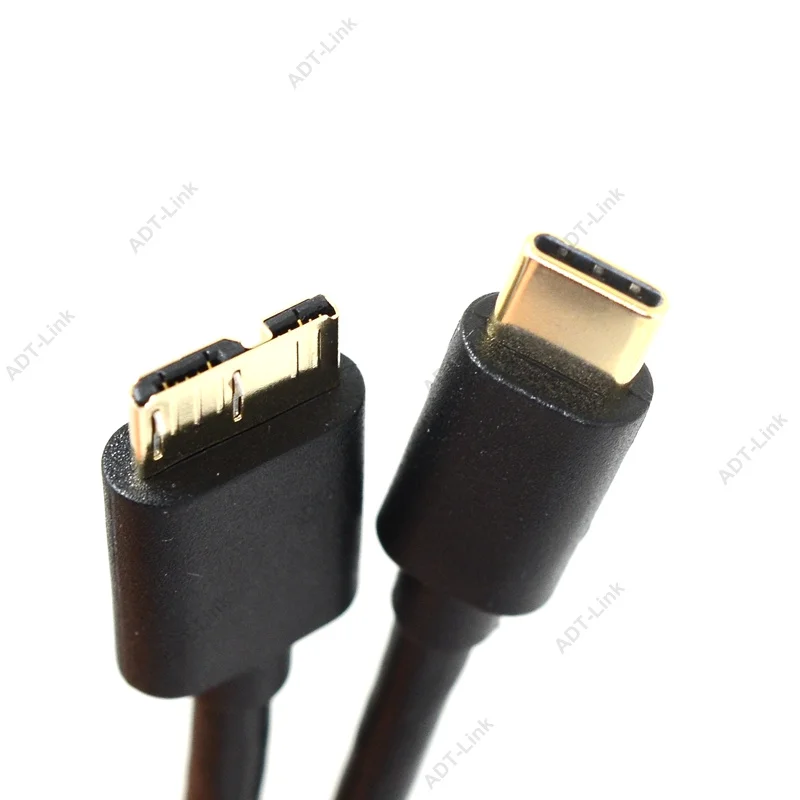 USB 3.1 Type c to Micro USB 3.0 B Micro-B Type-c HDD Data Cable USB 3.1 data cable Suitable for Mobile Storage laptop,Smartphone