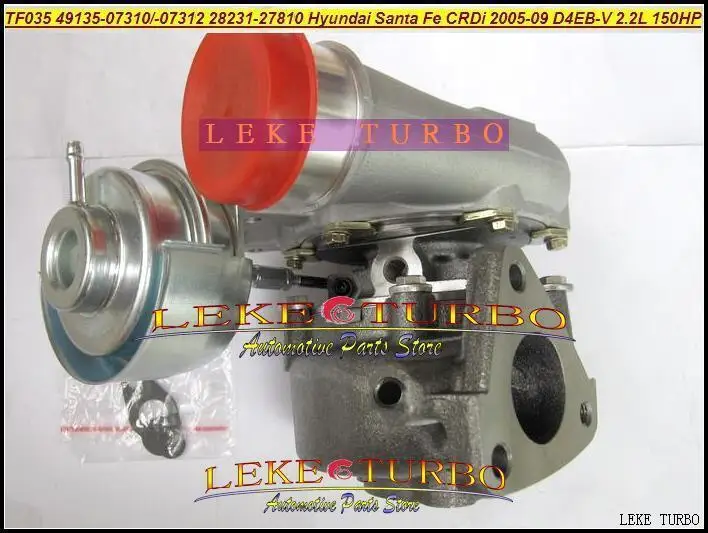 Free Ship TF035 49135-07310 28231-27810 49135-07311 49135-07312 49135-07410 28231-27850 Turbo For HYUNDAI Santa Fe Grandeur D4EB