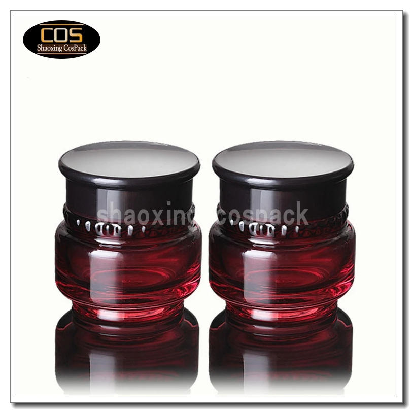 

100pcs JGX22 50ml empty glass package, 50ml luxury cosmetic glass container, glass cosmetic jar 50ml wholesale