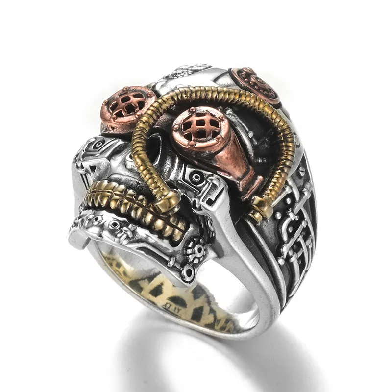 Punk Rock Mix Color Titanium Steel Skull Finger Ring For Men Male Big Size 2018 New High quality 21G Weight Drop Shipping RA-049