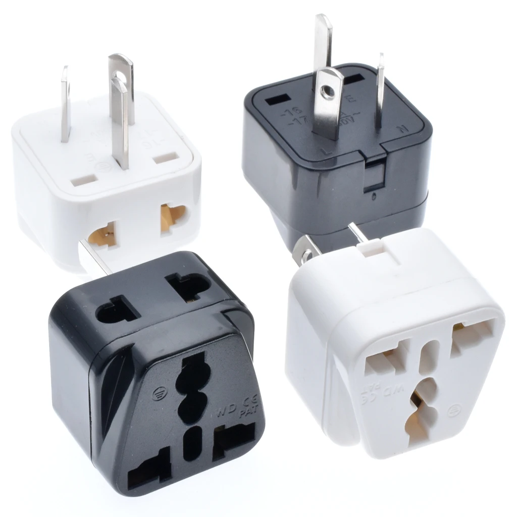 Australia,New Zealand, China Power Plug Adapter,AU Travel Adapter 2 in 1 USA Grounded Outlet Universal Socket-Type I- Argentina