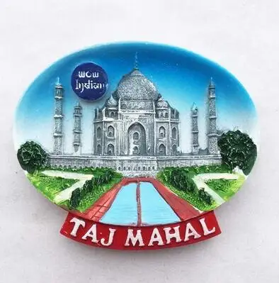 Taj Mahal Hyderabad Gaya India Fridge Magnets Tourist Souvenir Decorative Refrigerator Magnetic Stickers Crafts