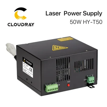 Cloudray 50W CO2 laser power supply CO2 laser engraving cutting machine HY-T50 T/W series