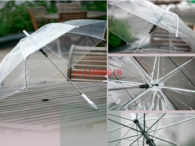 

10pcs/lot Free Shipping 34" Big Clear Cute Bubble Deep Dome Umbrella Gossip Girl Wind Resistance