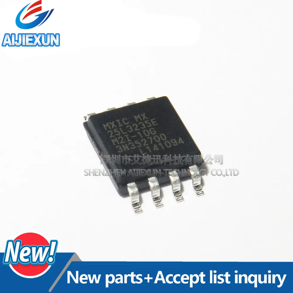 10Pcs MX25L3235EM2I-10G MX25L Series 3 V 32 Mb 104 MHz Industrial Grade Serial Flash - SOP-8 in stock 100% New and original