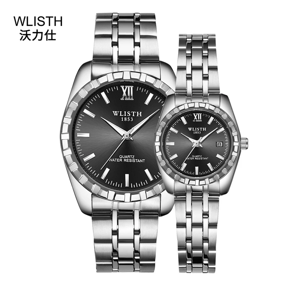 Couple Watch 2023 Luxury Brand Business Quartz Watch Men Watches Stainless Steel 30m Waterproof Women Watch for Lover\'s Watches